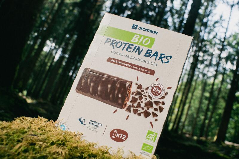 Baton proteinowy Decathlon Bio czekoladowy x 12