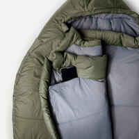 Trekking Sleeping Bag MT500 0°C Synthetic