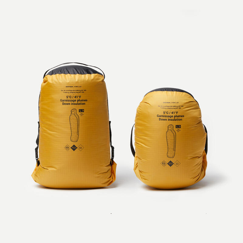 Sacco a pelo trekking MT900 PIUMA 5°C | giallo