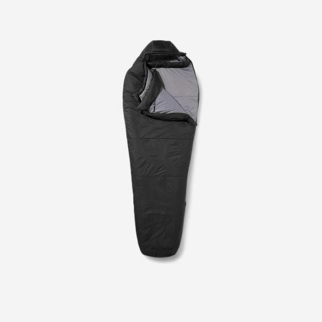 Schlafsack Polyester Trekking - MT500 0 °C schwarz