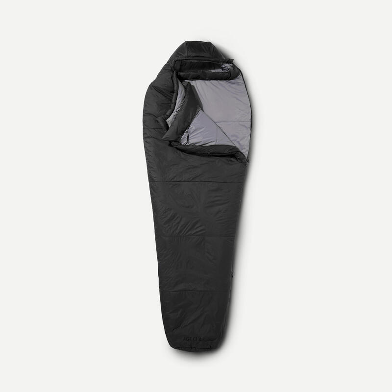 Schlafsack Polyester Trekking - MT500 0 °C schwarz