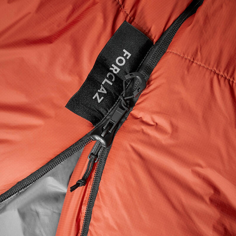 Sac de dormit cu umplutură sintetică Trekking MT500 -5°C Oranj