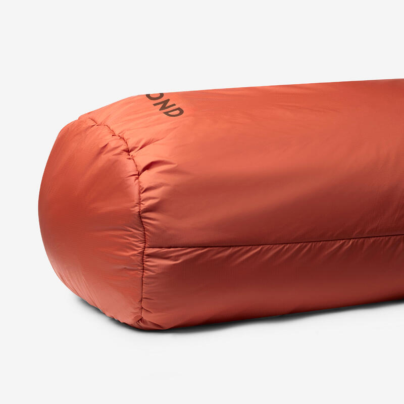 Outdoor Trekking Polyester Uyku Tulumu - Turuncu - MT500 -5 °C Konfor