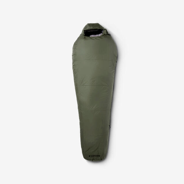 Schlafsack Trekking - MT500 0 °C Polyester khaki