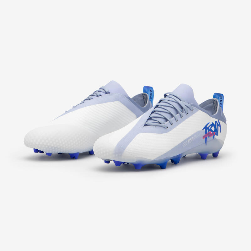 Football Boots Traxium Edge AG/FG - White/Blue