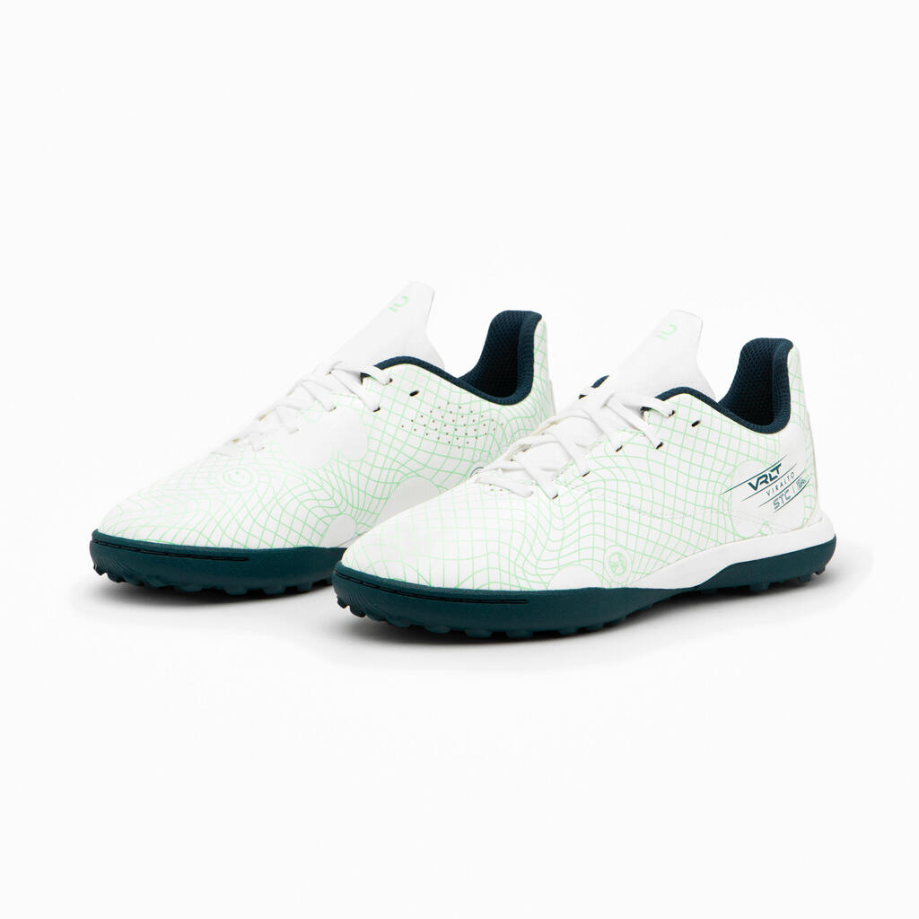 Chaussures de football enfant a lacets viralto i turf tf orange
