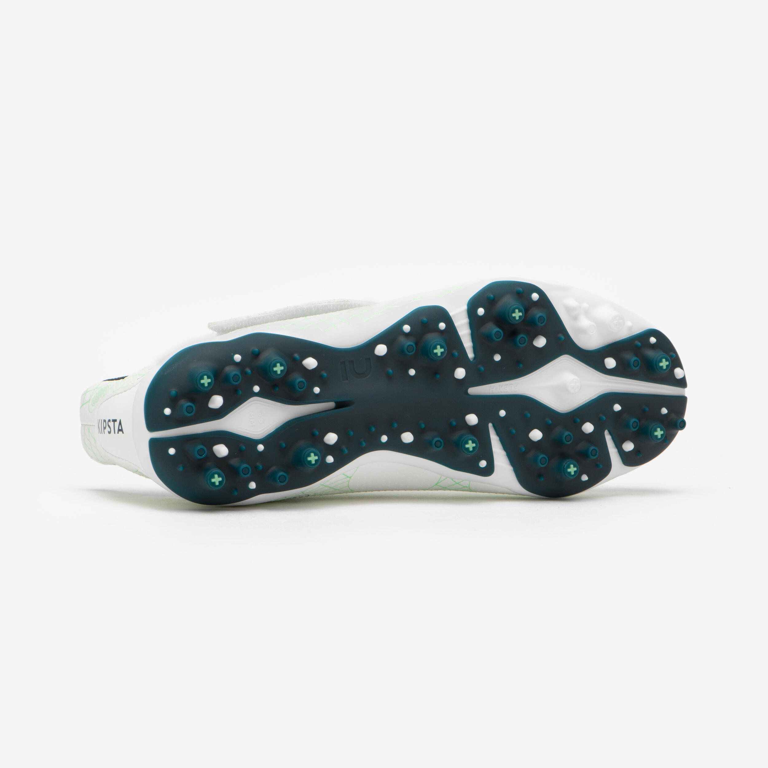 VOETBALSCHOENEN VOOR KINDEREN VIRALTO I EASY MG/AG MET KLITTENBAND ICE GREEN 4/7