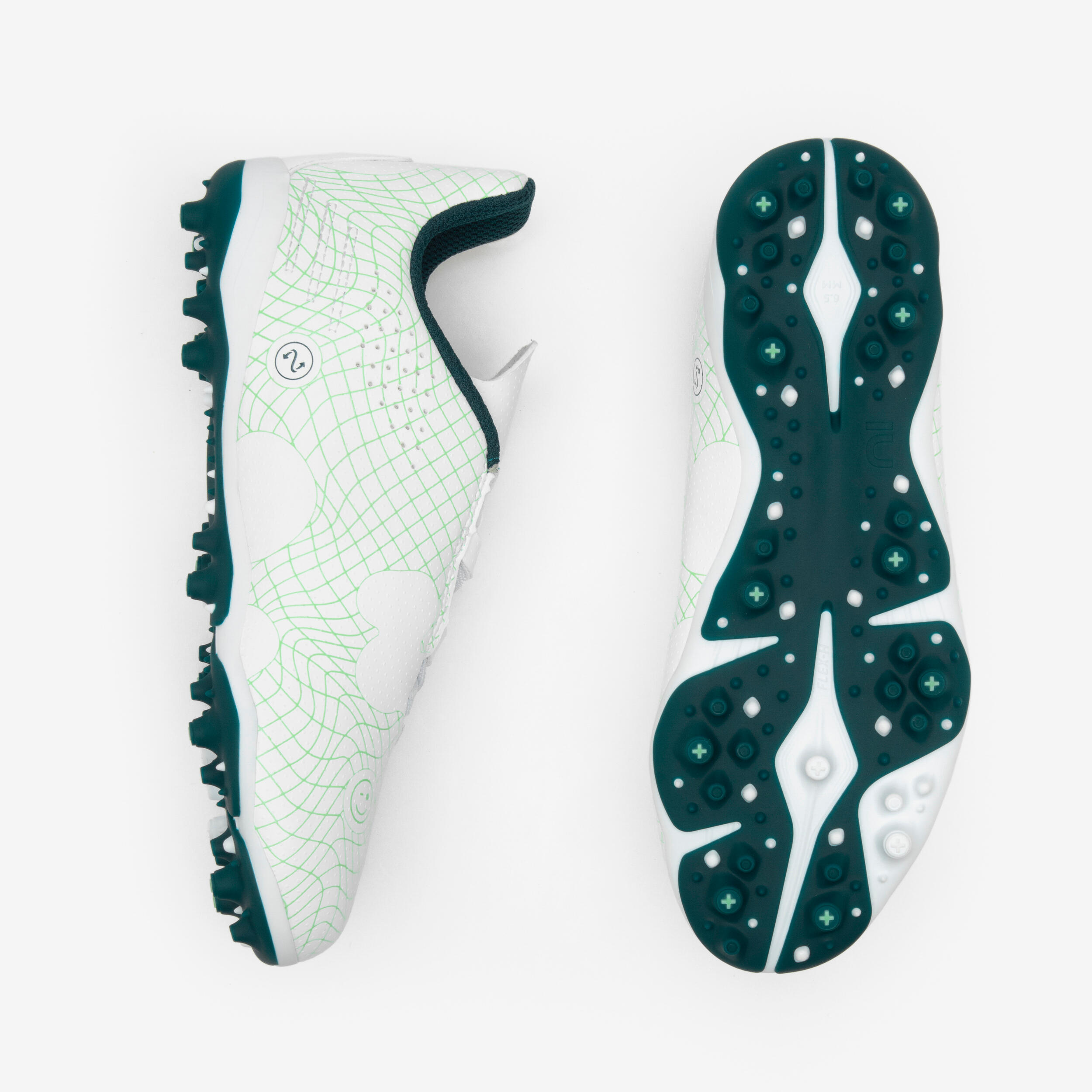 KIPSTA Detské futbalové kopačky Viralto I Easy MG/AG suchý zips ľadovo-zelené 29 · záber 7