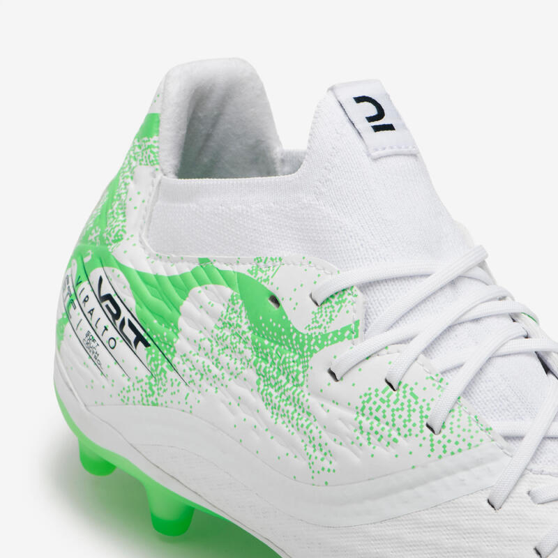 Erkek Krampon / Futbol Ayakkabısı - Beyaz Yeşil - Viralto III 3D Airmesh
