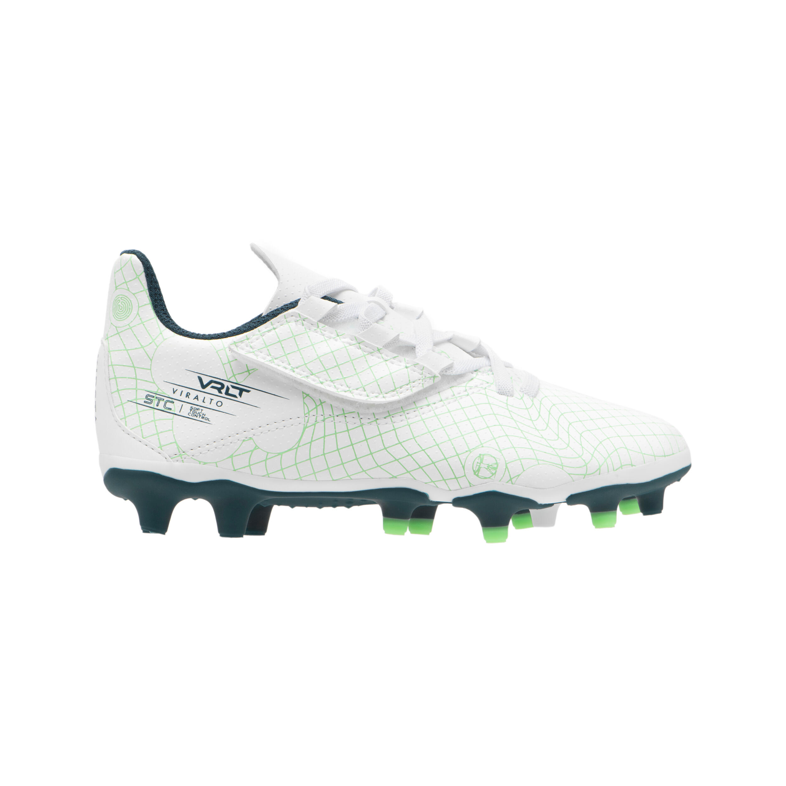 Kids' Rip-Tab Football Boots Viralto I Easy - Ice Green 1/7