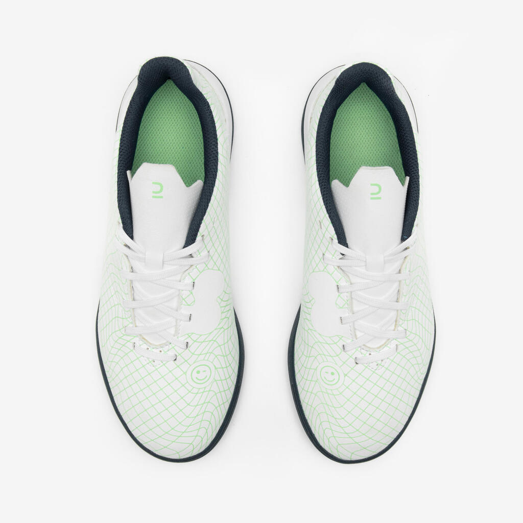 Chaussures de football enfant a lacets viralto i turf tf orange