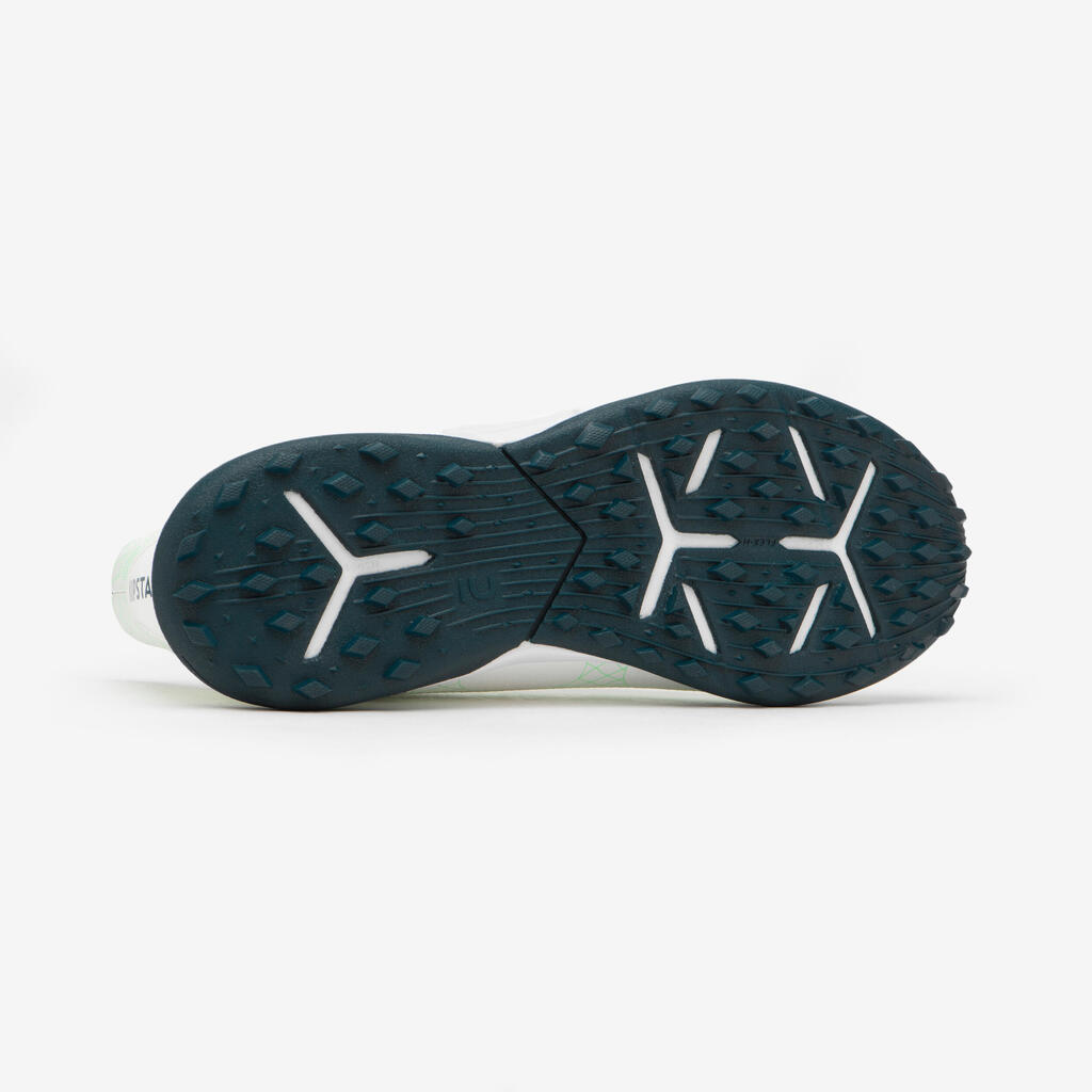 נעלי כדורגל עם שרוכים לילדים Viralto I Turf TF - אפור ערפילית