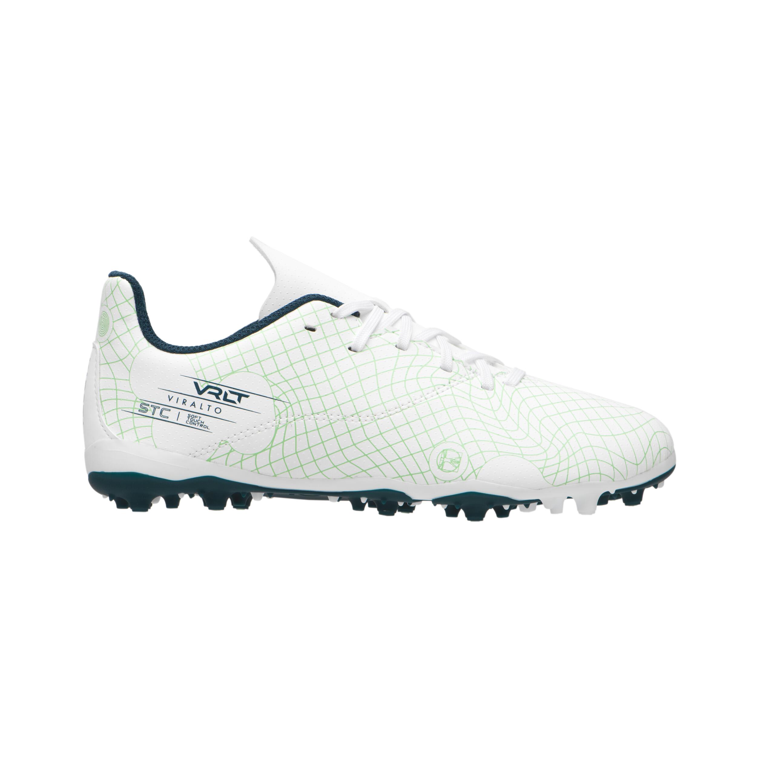 VIRALTO I MG/AG ICE GREEN LACE-UP CHILDREN'S SOCCER BOOTS