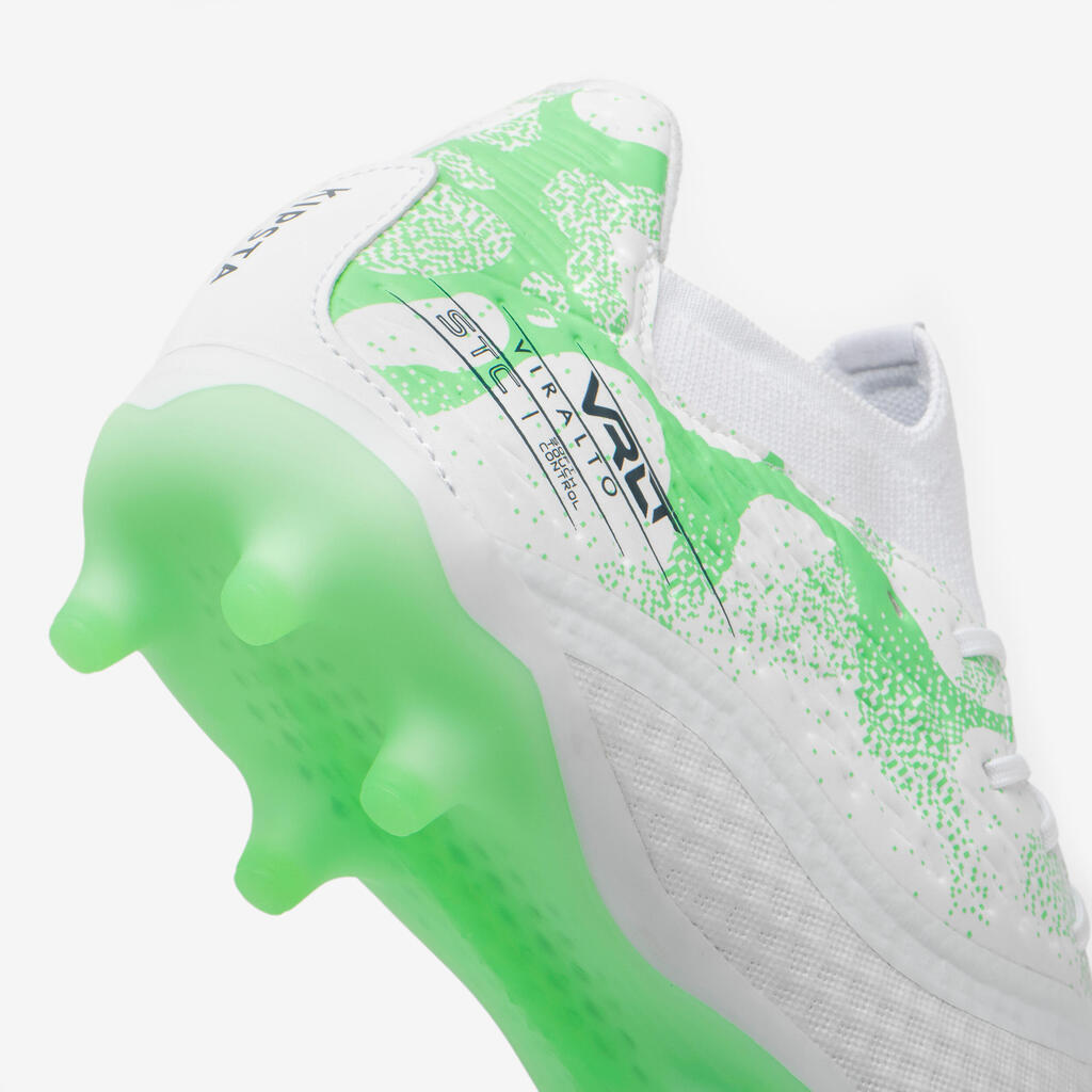 Futbalové kopačky VIRALTO III 3D AIRMESH FG bielo-zelené