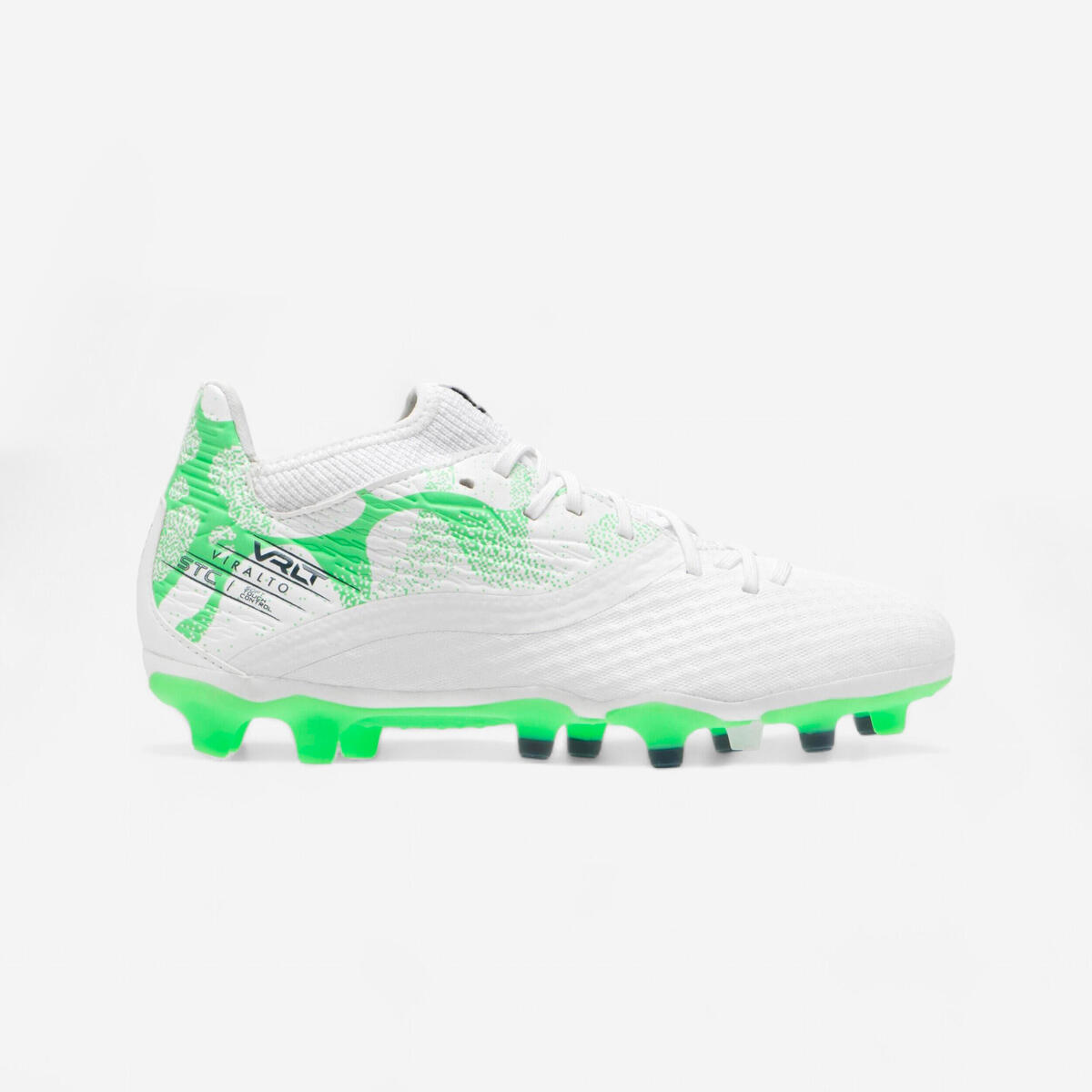 CHAUSSURES DE FOOTBALL ENFANT A LACETS VIRALTO III FG ICE GREEN