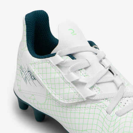 Kids' Rip-Tab Football Boots Viralto I Easy - Ice Green