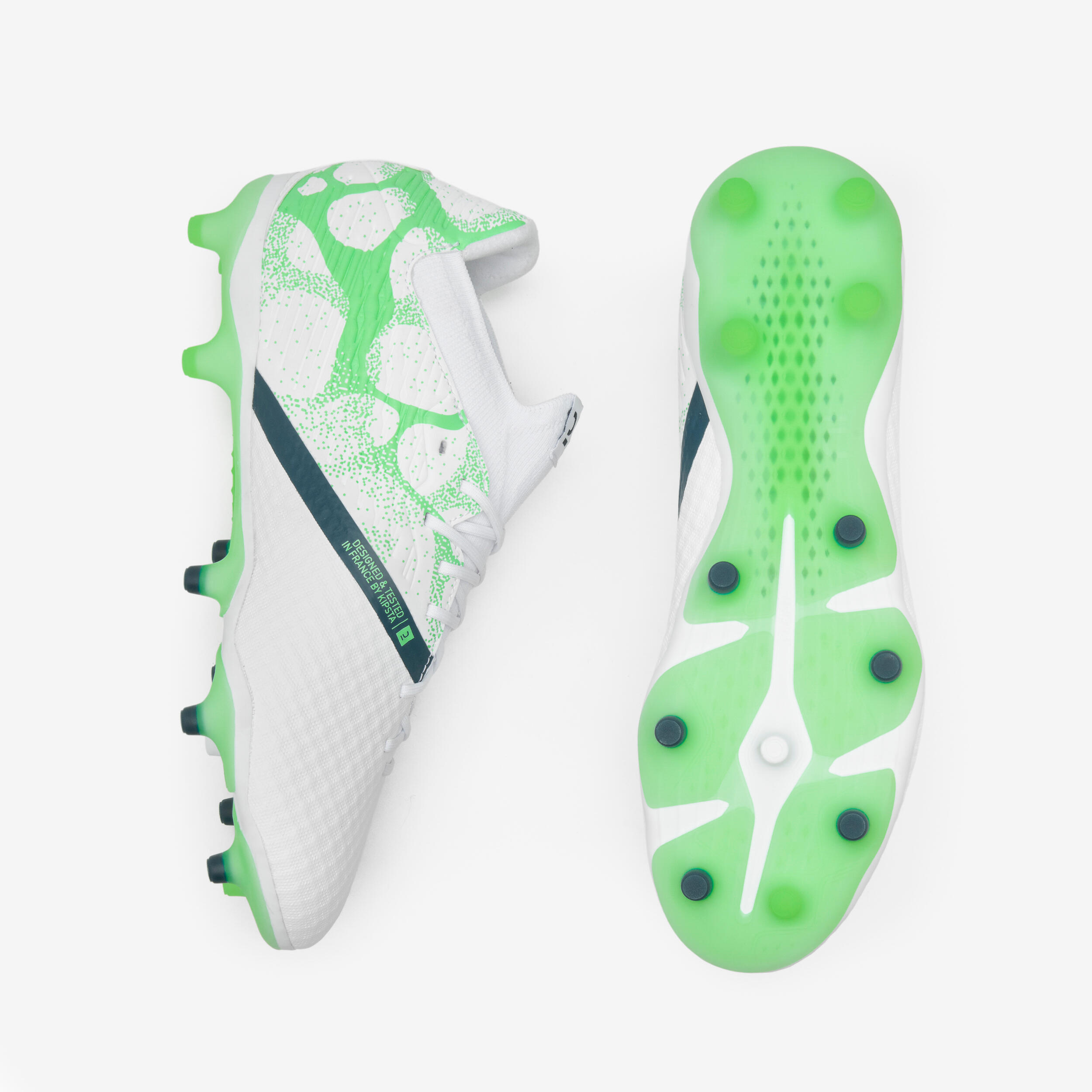 Football Boots Viralto III 3D AirMesh FG - Ice/Green 6/7
