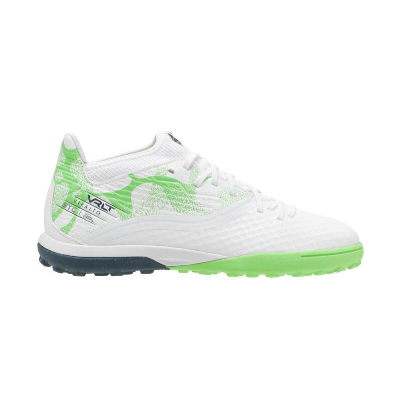 CHAUSSURES DE FOOTBALL ENFANT A LACETS VIRALTO III TURF TF ICE GREEN