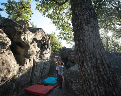 draußen bouldern