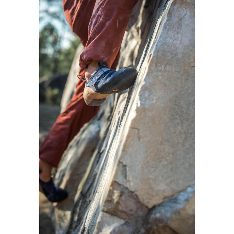 Calças de escalada em algodão Vertika Homem - Tijolo