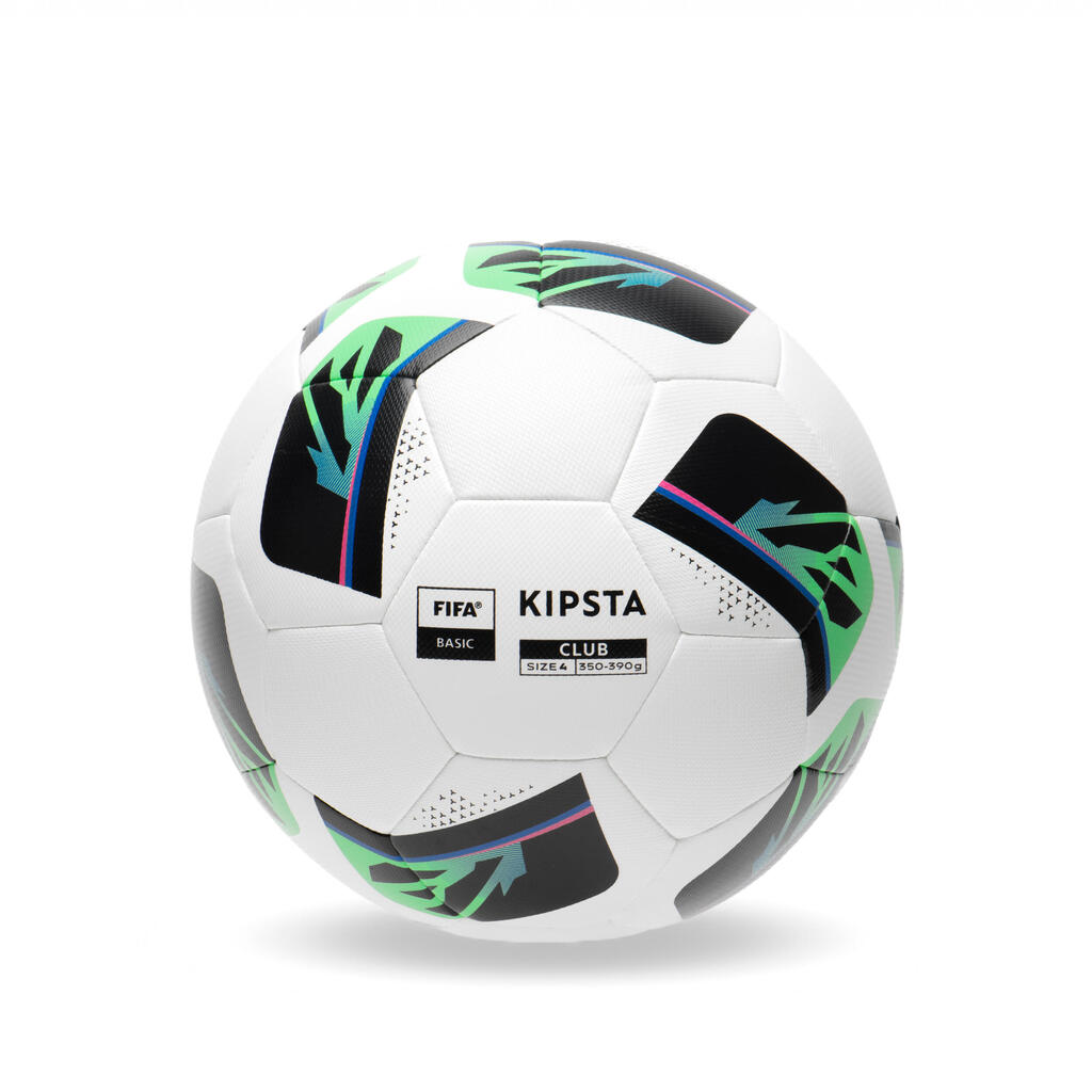 PELOTA DE FÚTBOL HÍBRIDO FIFA BASIC CLUB BALL TALLA 4 BLANCO