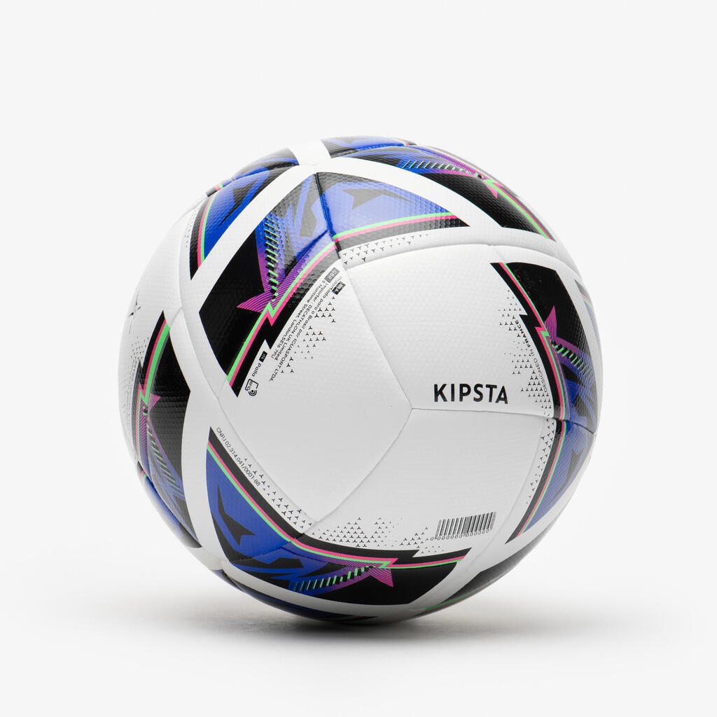 4. izmēra FIFA kvalitātes futbola bumba Hybrid 2 Match Ball, balta