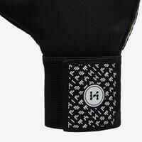 Adult Football Goalkeeper Gloves F100 Superresist - Black/Grey