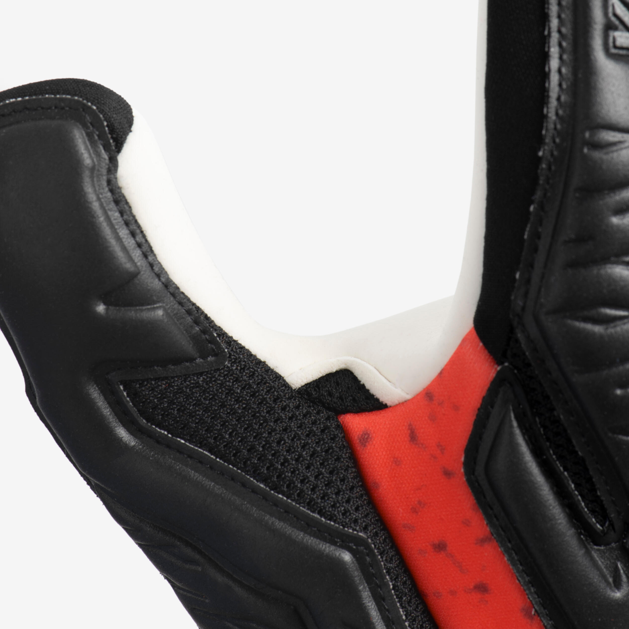 Adult Football Goalkeeper Gloves F900 Viralto - Black/Red 7/7