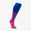 Čarape za nogomet Viralto dječje plavo-ružičaste