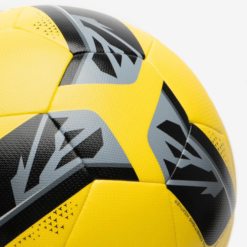 BALÓN DE FÚTBOL HÍBRIDO FIFA BASIC CLUB BALL TALLA 5 AMARILLO