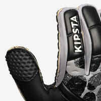 Adult Football Goalkeeper Gloves F100 Superresist - Black/Grey