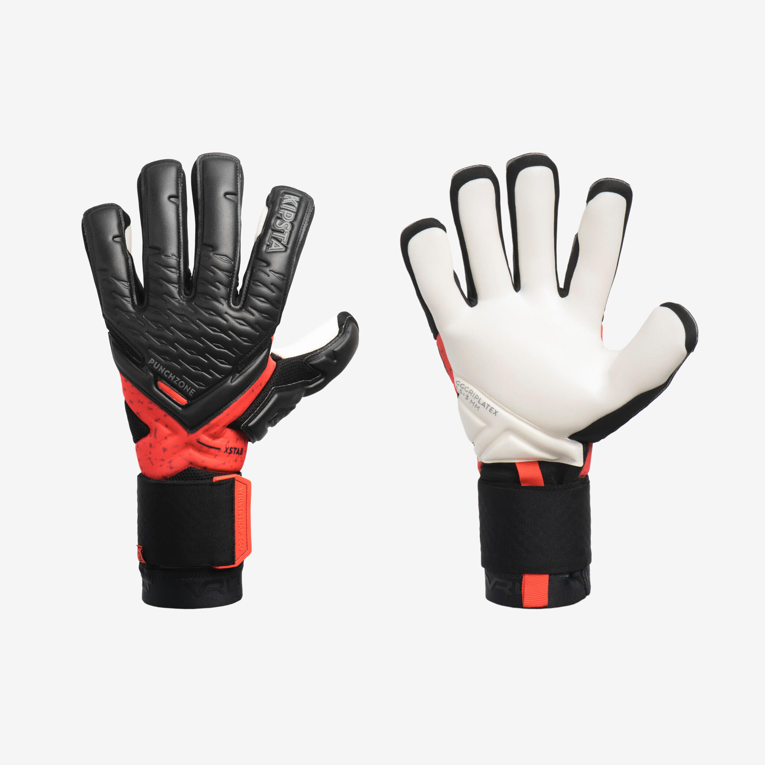 KIPSTA Adult Football Goalkeeper Gloves F900 Viralto - Black/Red
