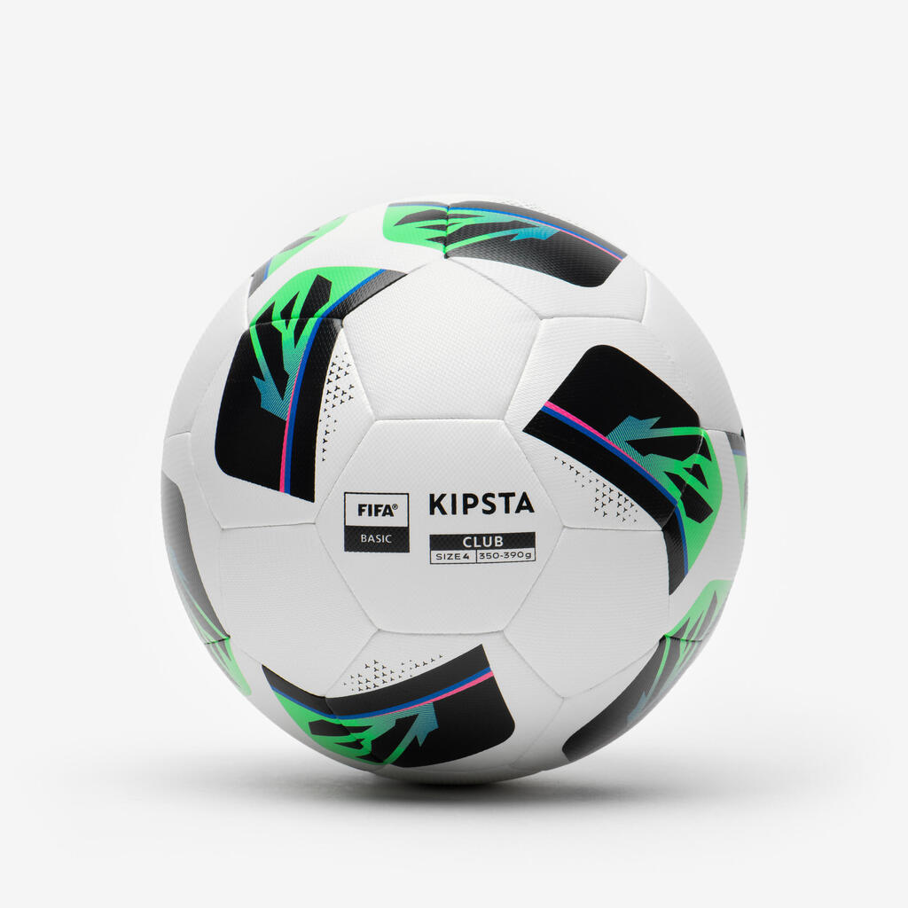 PELOTA DE FÚTBOL HÍBRIDO FIFA BASIC CLUB BALL TALLA 4 BLANCO