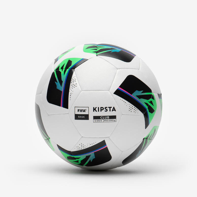 Balón de fútbol híbrido FIFA BASIC CLUB BALL talla 4 blanco