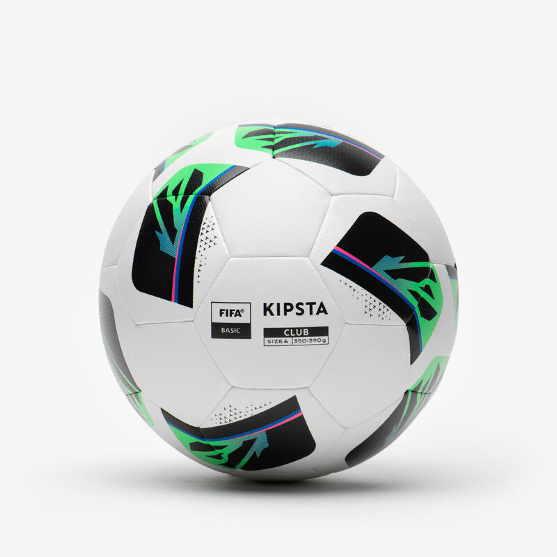Fussball Trainingsball Grösse 4 Hybrid - FIFA Basic Club Ball weiss