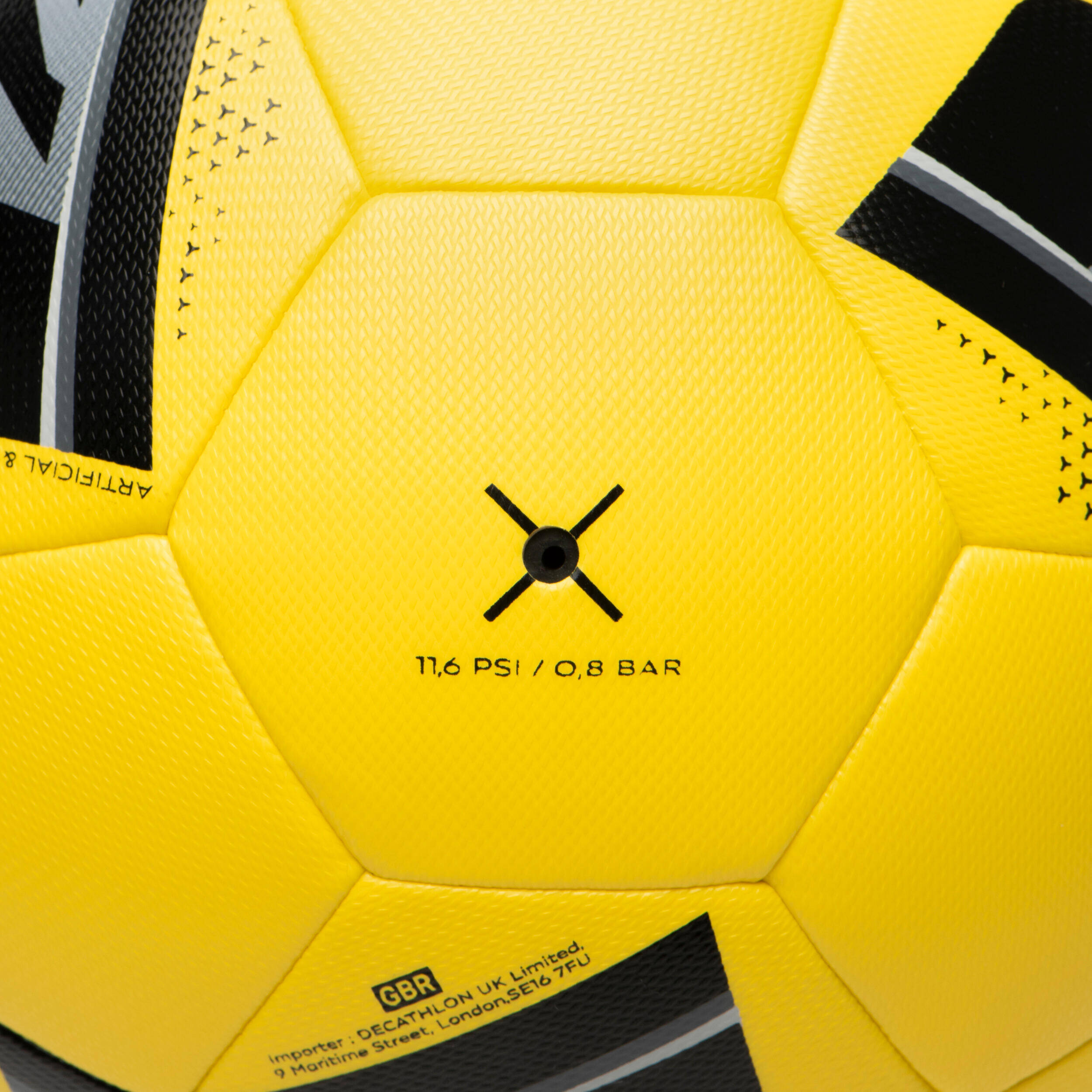 Size 5 FIFA Basic Football Club Hybrid - Yellow -  5
