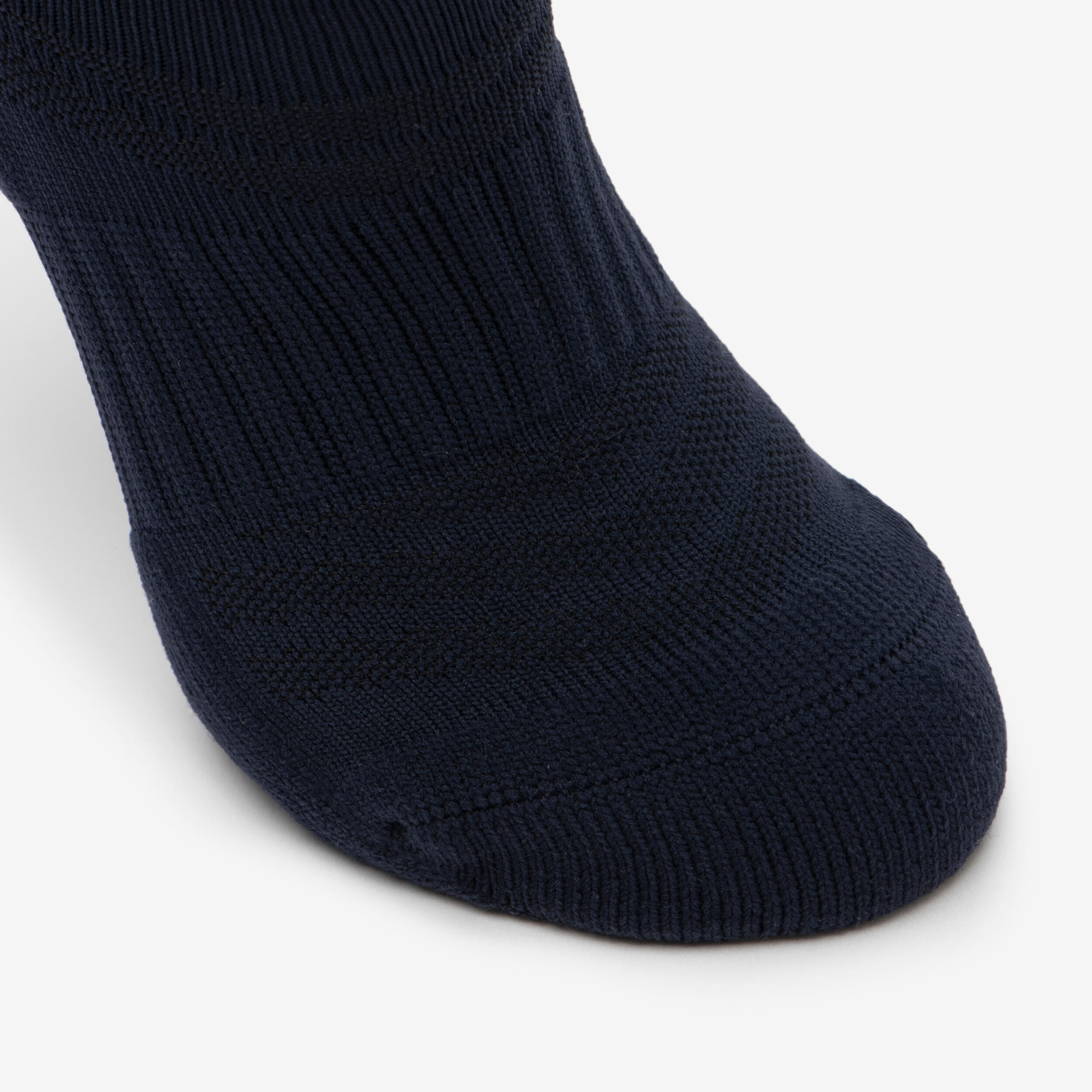 Kids' Football Socks - Grey/Navy 3/4