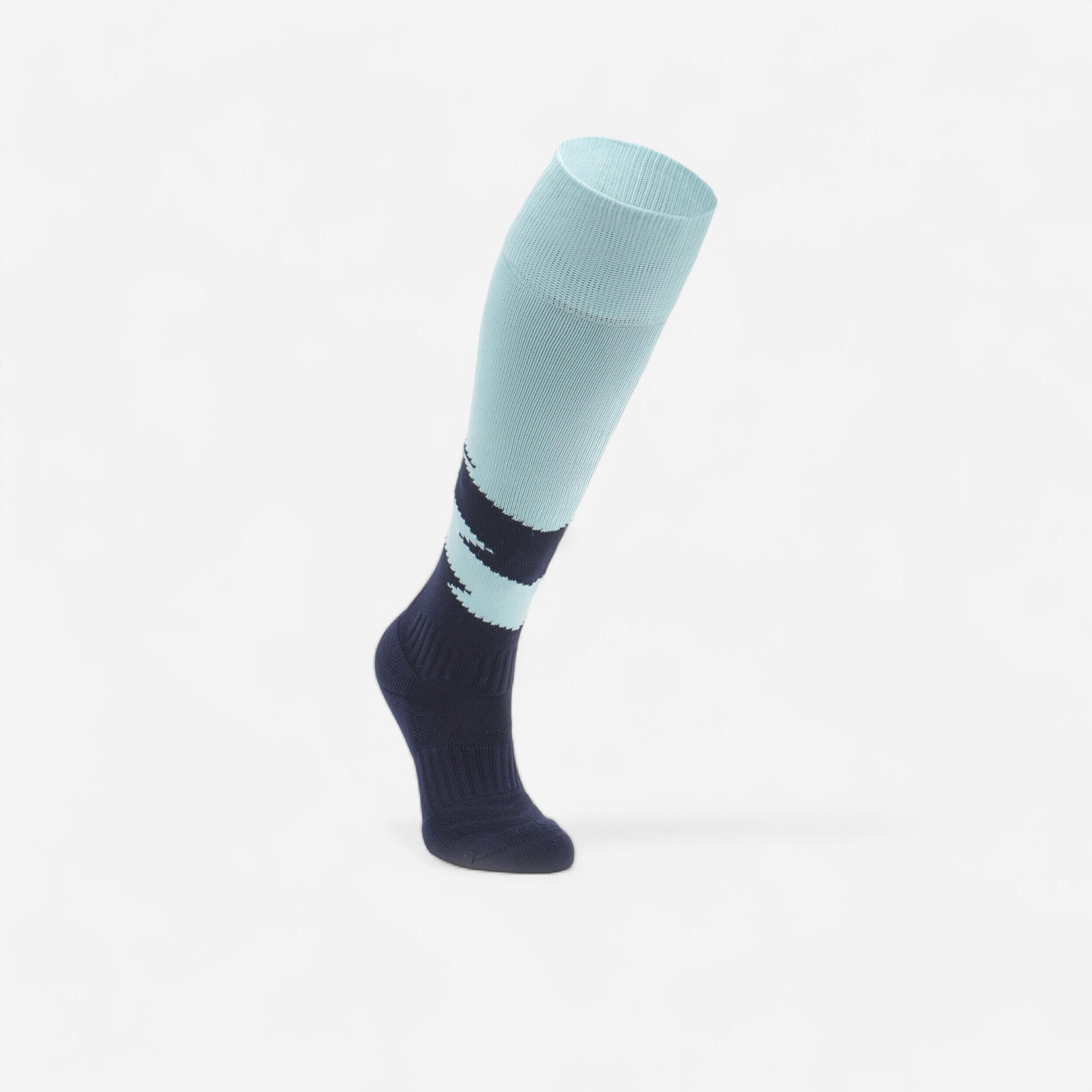 KIPSTA Kids' Football Socks - Navy & Blue