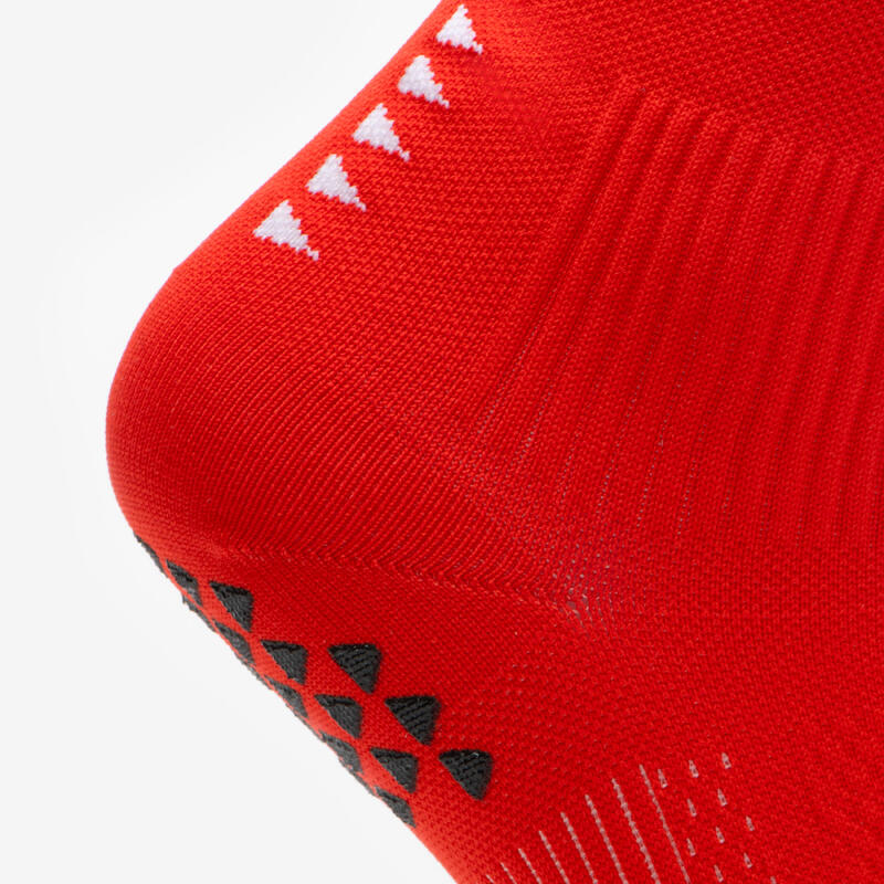 Chaussettes de football courtes adherentes viralto ii mid rouge