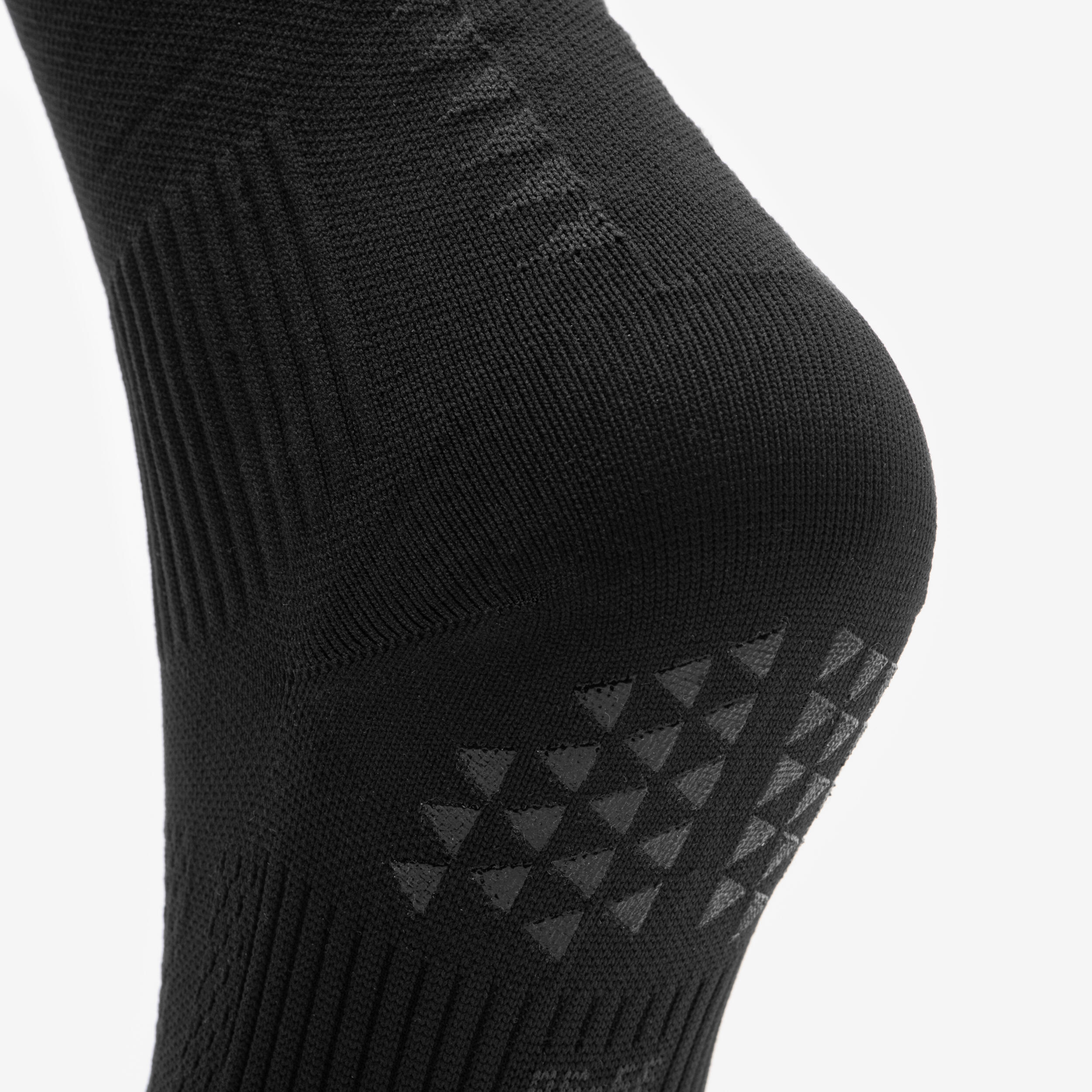 Kids Football Socks Grip Viralto - Black