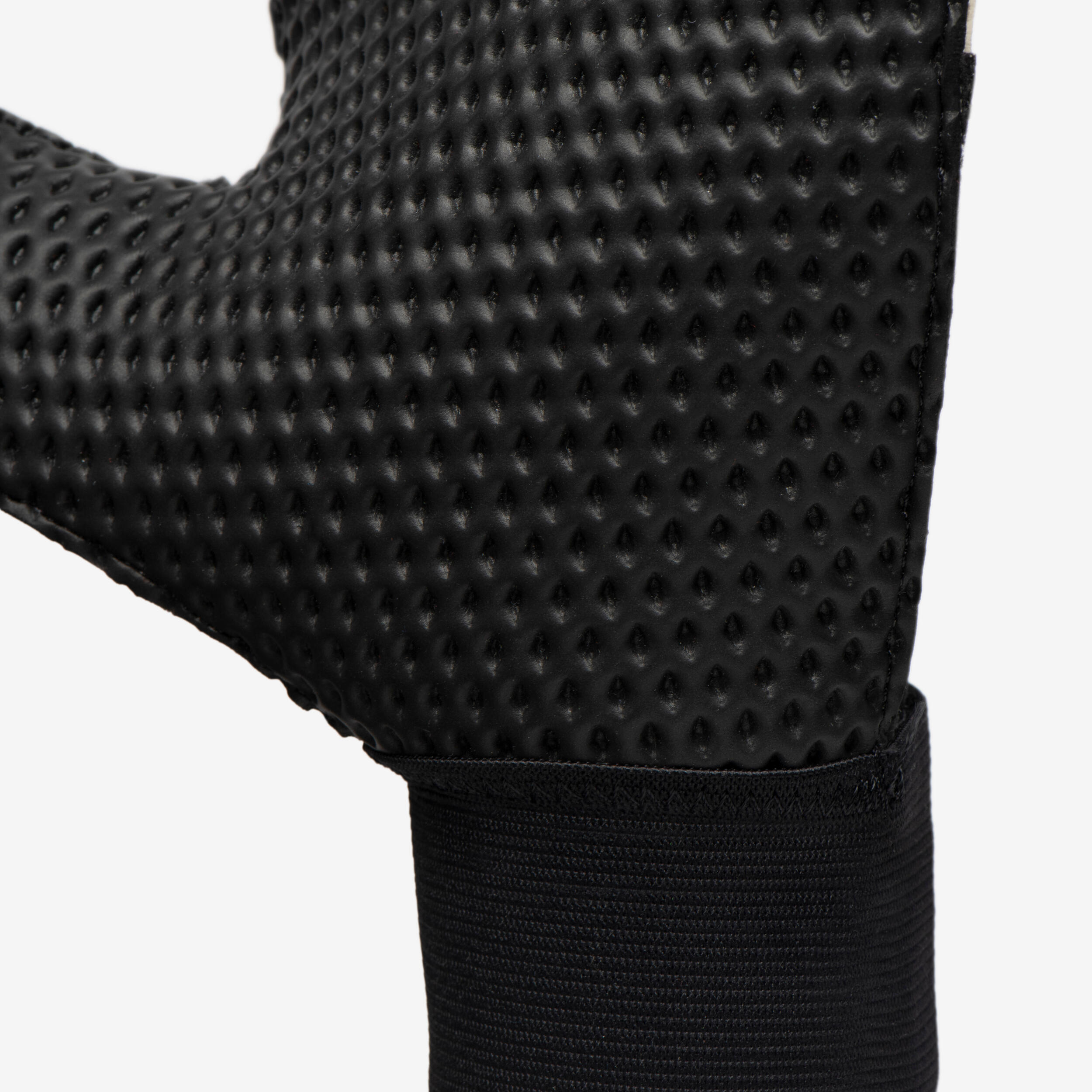 Adult Football Goalkeeper Gloves F100 Superresist - Black/Grey 3/7