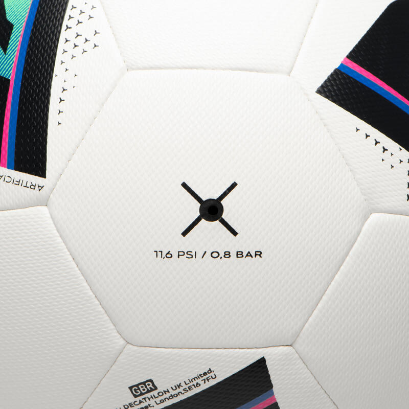 Pallone calcio CLUB HYBRIDE FIFA BASIC taglia 4 bianco