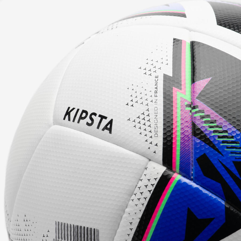 5. izmēra FIFA kvalitātes futbola bumba Hybrid 2 Match Ball, balta