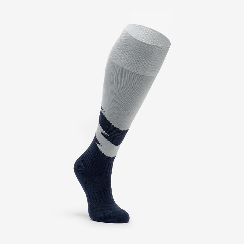 Chaussettes de Football KIDS gris et marine