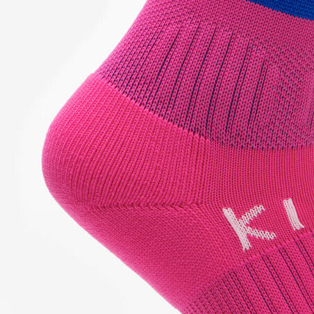 Plavo-roze dečje čarape za fudbal VIRALTO