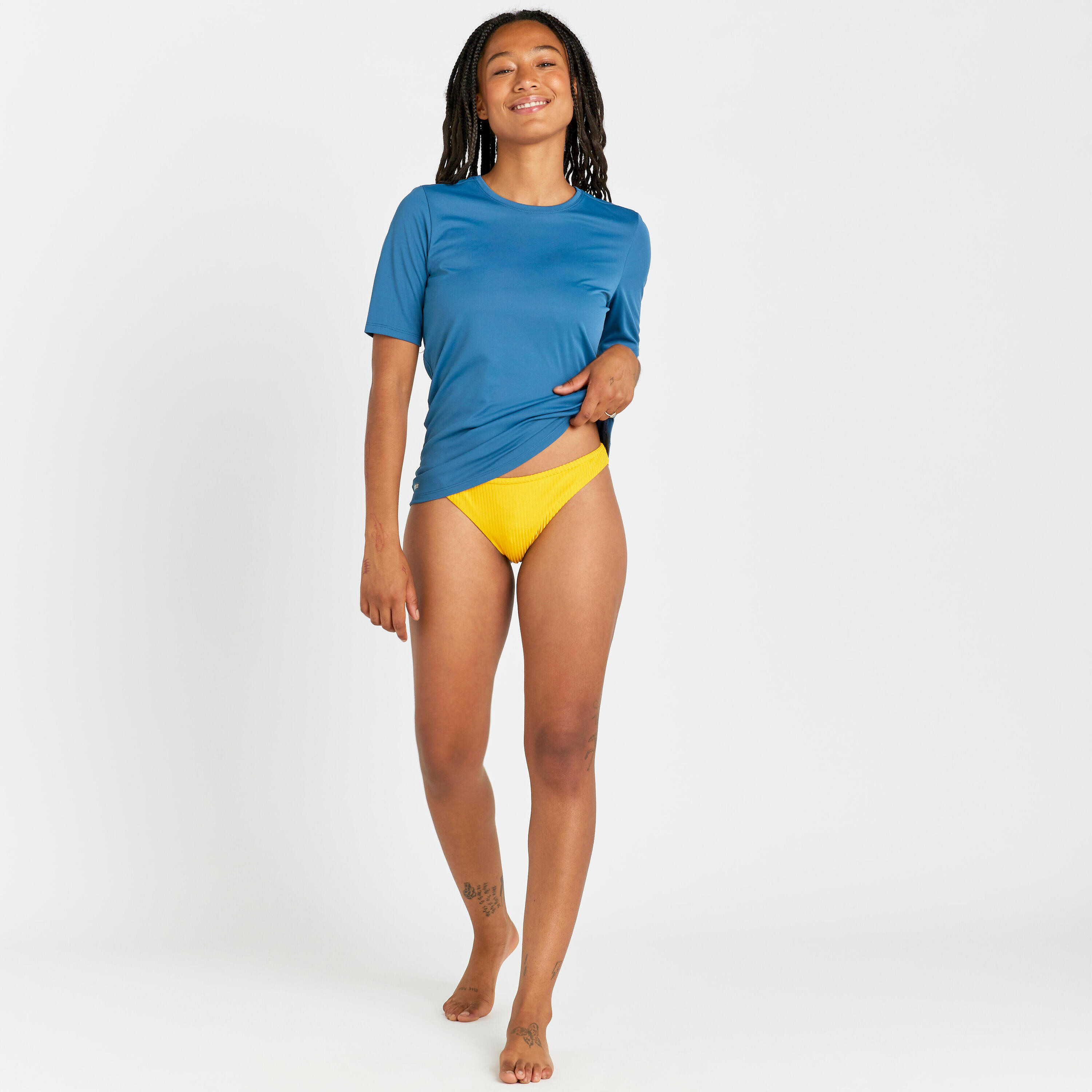 Women' Short-Sleeved UV Protection T-Shirt - Malo Blue 5/6