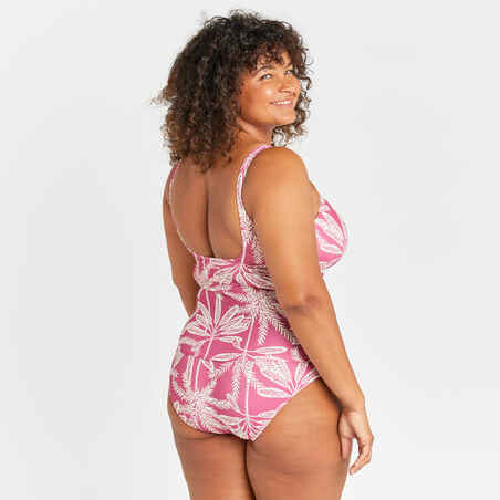 Women's 1-piece swimsuit - Doli palmer pink