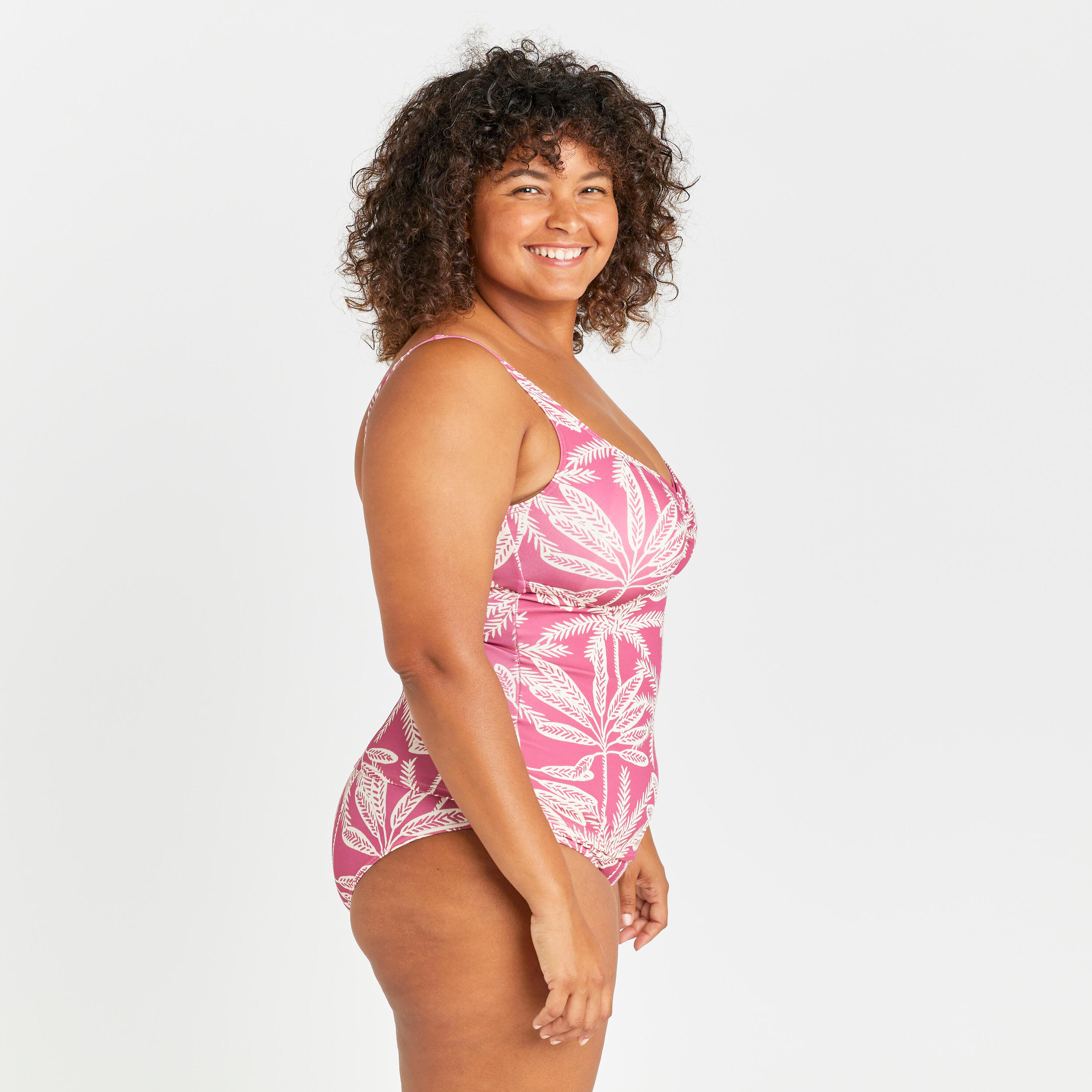 Women's 1-piece swimsuit - Doli palmer pink 6/8