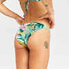 Women's briefs swimsuit bottoms - Aly tropical green