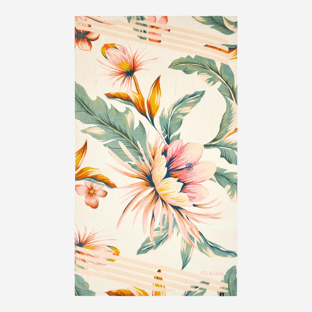 Beach towel 145 x 85 cm - Belly white